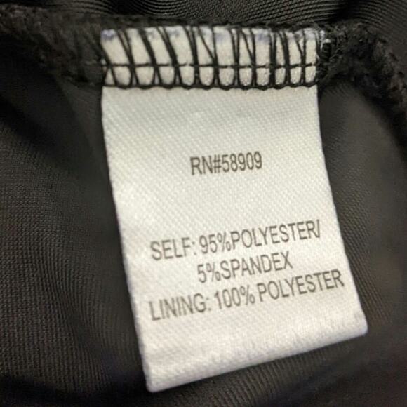 Chelsea & Violet Black Velvet Floral Embroidered V Neck Top. Large, Holiday - Picture 5 of 8